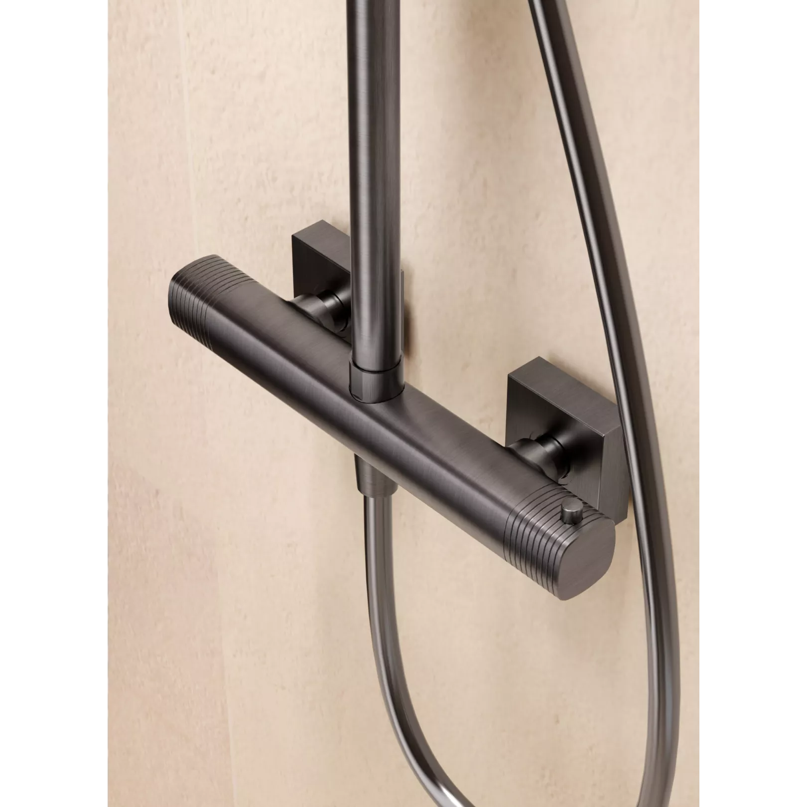 Colonne de douche murale externe PURE Thermostatique
