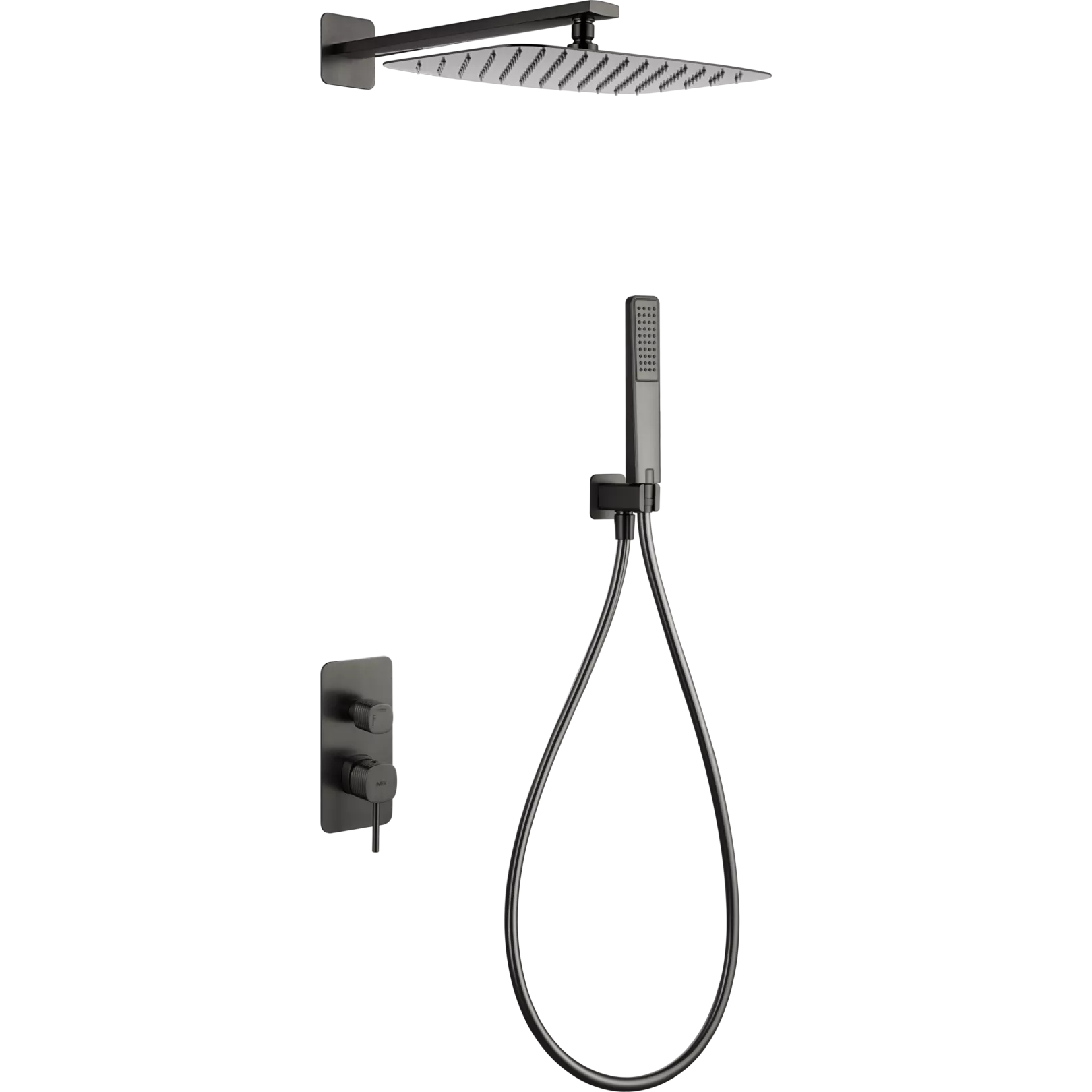 Ensemble de douche murale encastré PURE Mitigeur