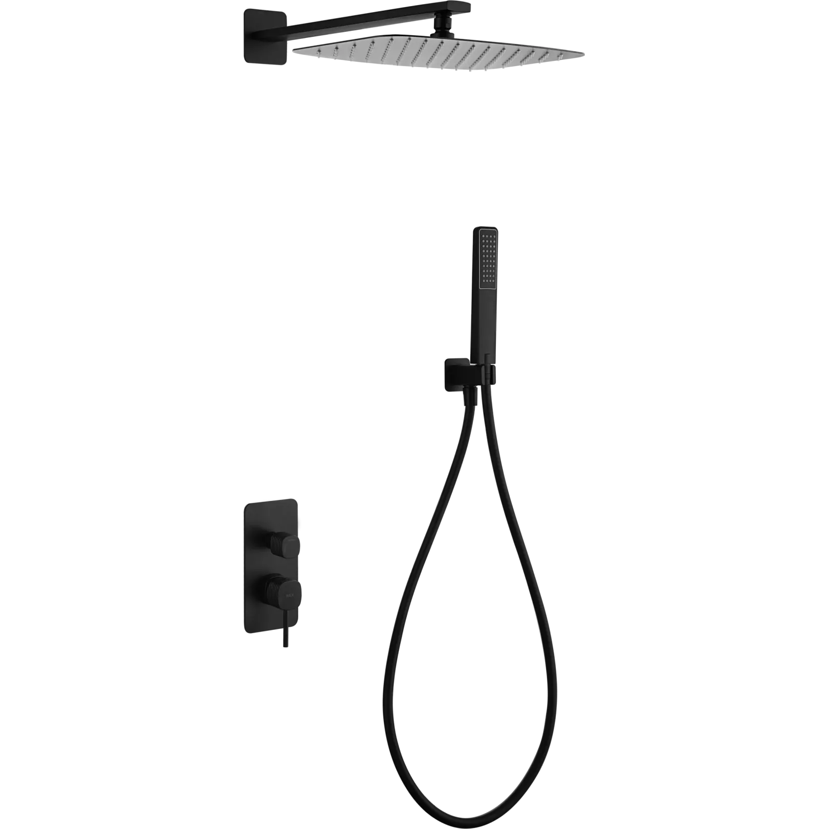 Ensemble de douche murale encastré PURE Mitigeur