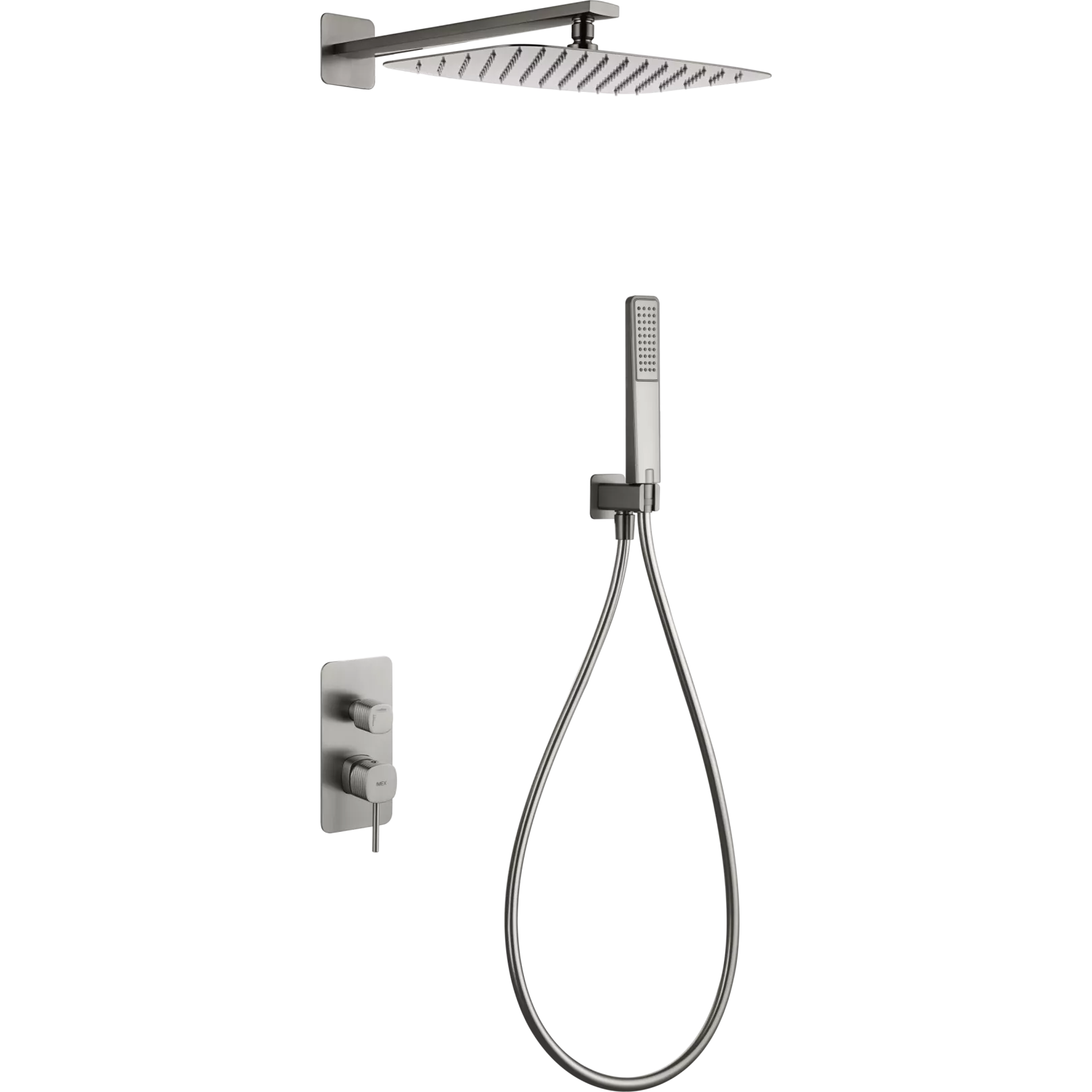Ensemble de douche murale encastré PURE Mitigeur
