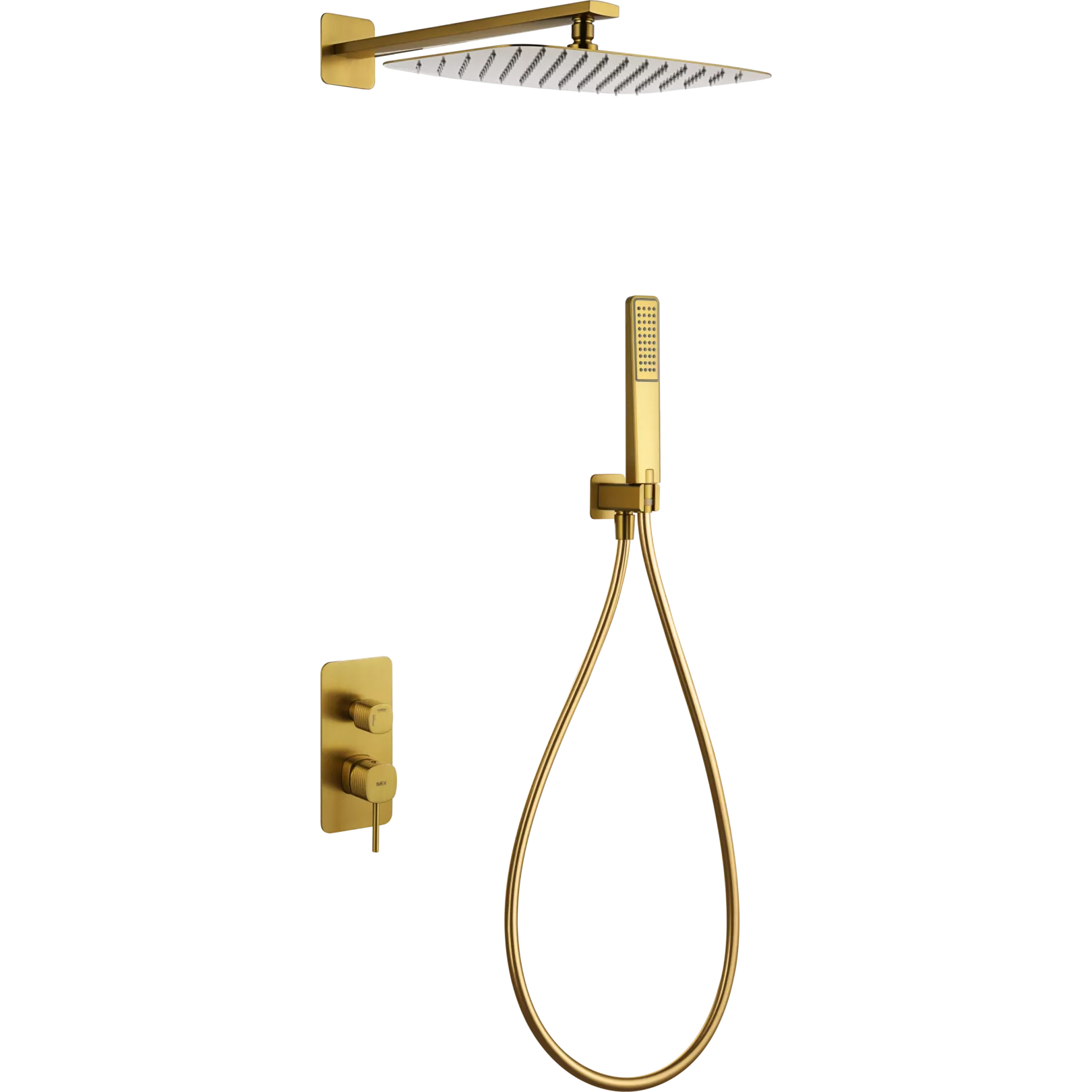 Ensemble de douche murale encastré PURE Mitigeur