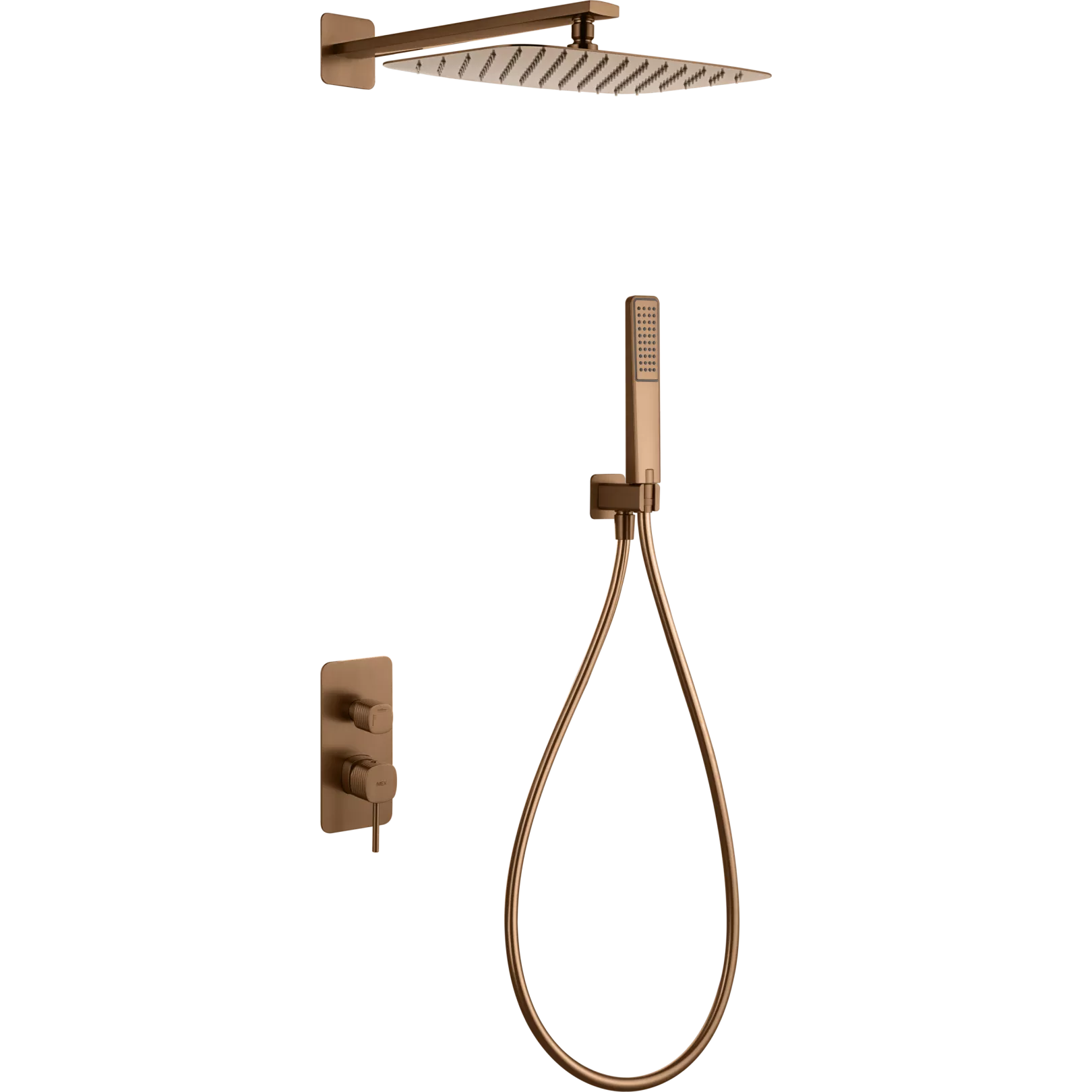 Ensemble de douche murale encastré PURE Mitigeur
