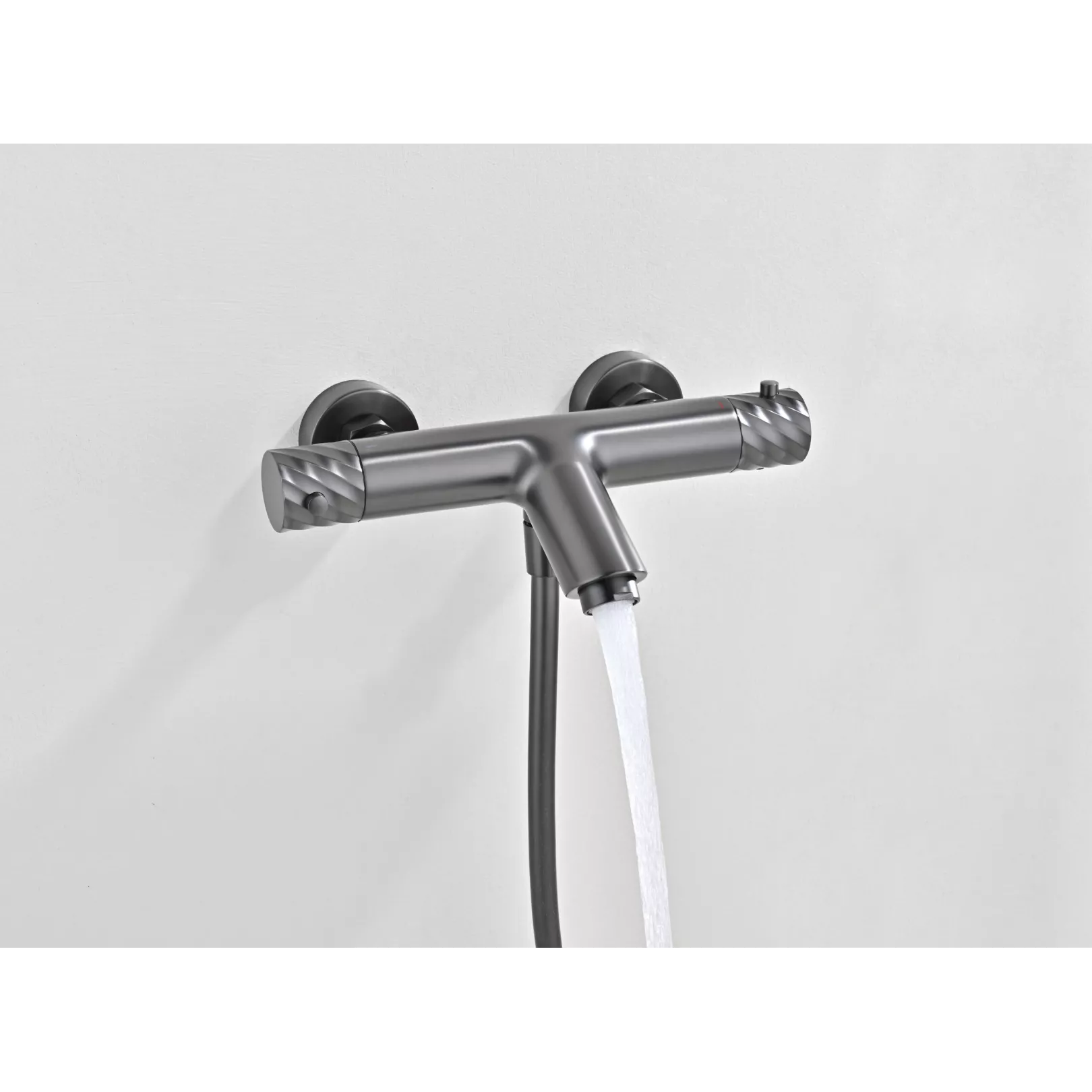 Colonne de bain/douche mural encastré TWIST thermostatique
