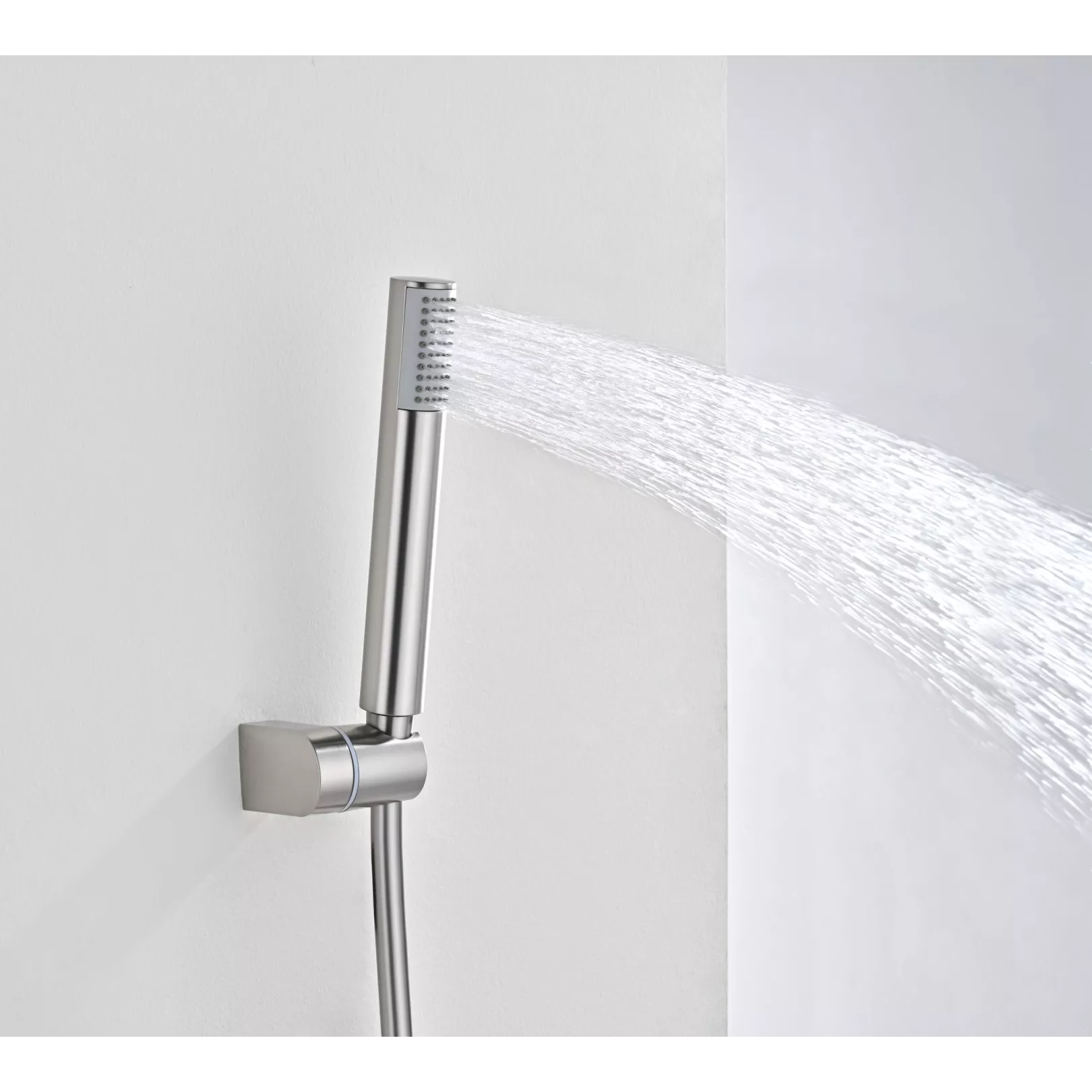 Colonne de bain/douche mural encastré TWIST thermostatique