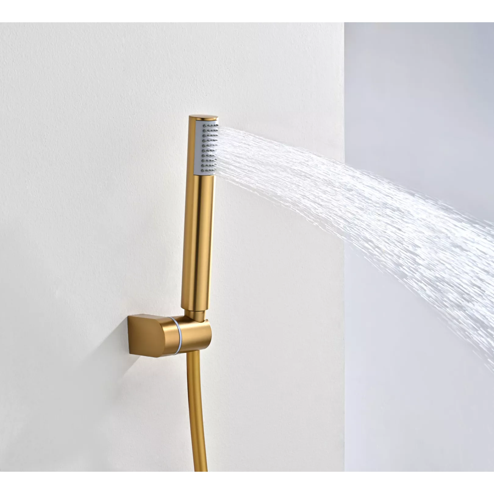 Colonne de bain/douche mural encastré TWIST thermostatique