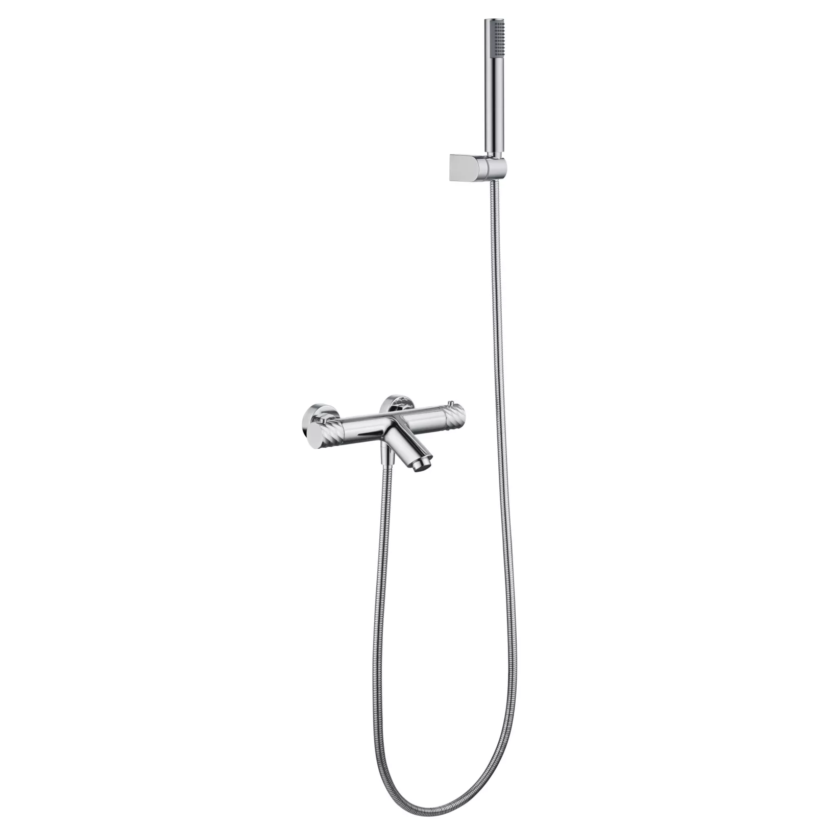 Colonne de bain/douche mural encastré TWIST thermostatique