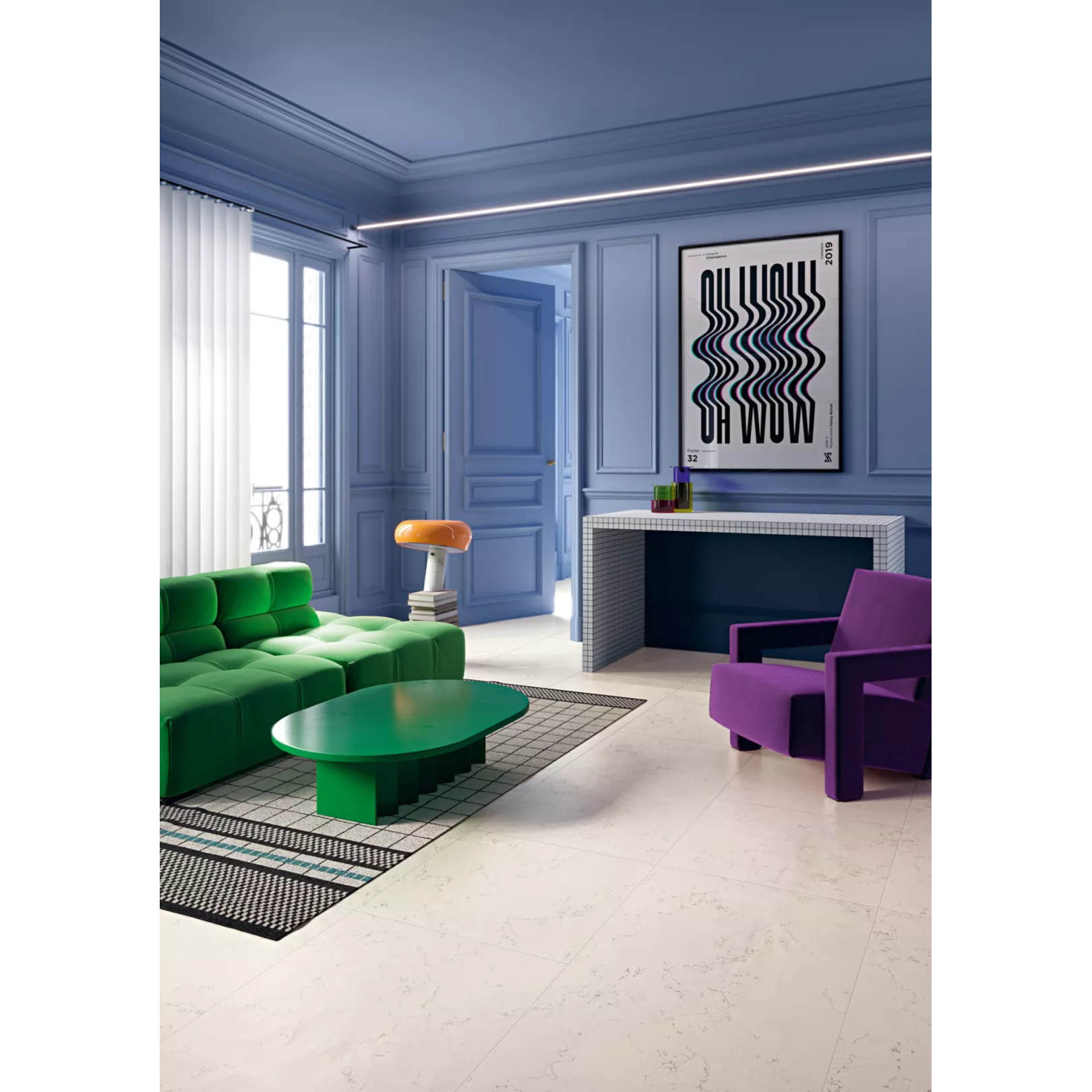 Carrelage grès cérame effet pierre SUPER CLASSICA SCW