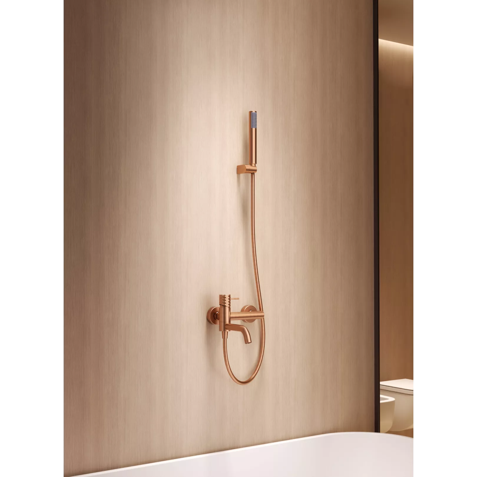Ensemble bain/douche mural WAVE Mitigeur