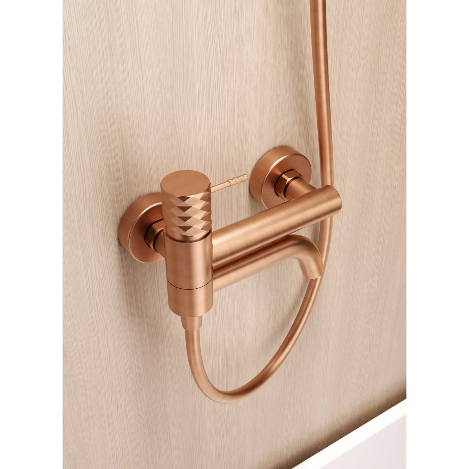Ensemble bain/douche mural WAVE Mitigeur
