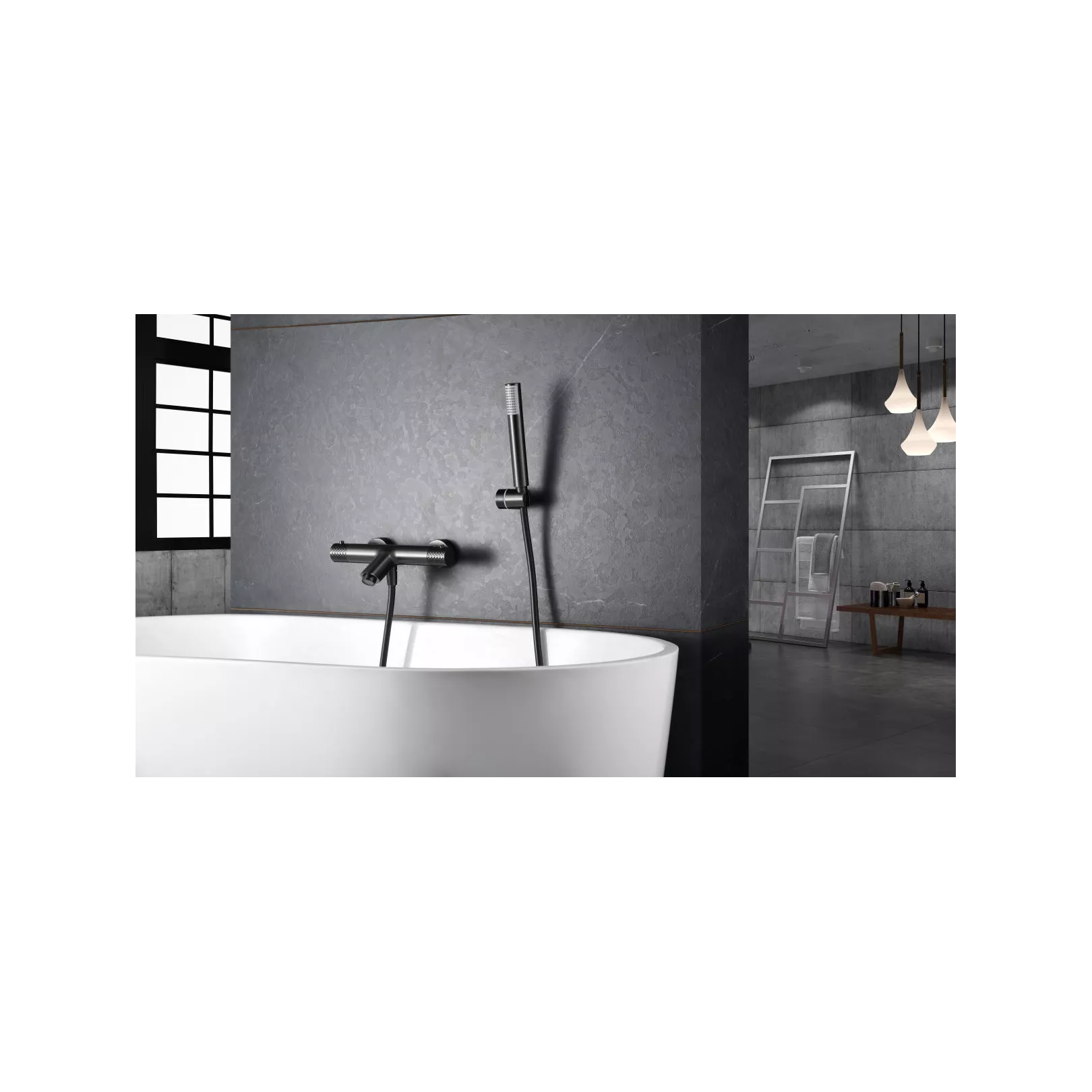 Ensemble bain/douche mural WAVE Thermostatique