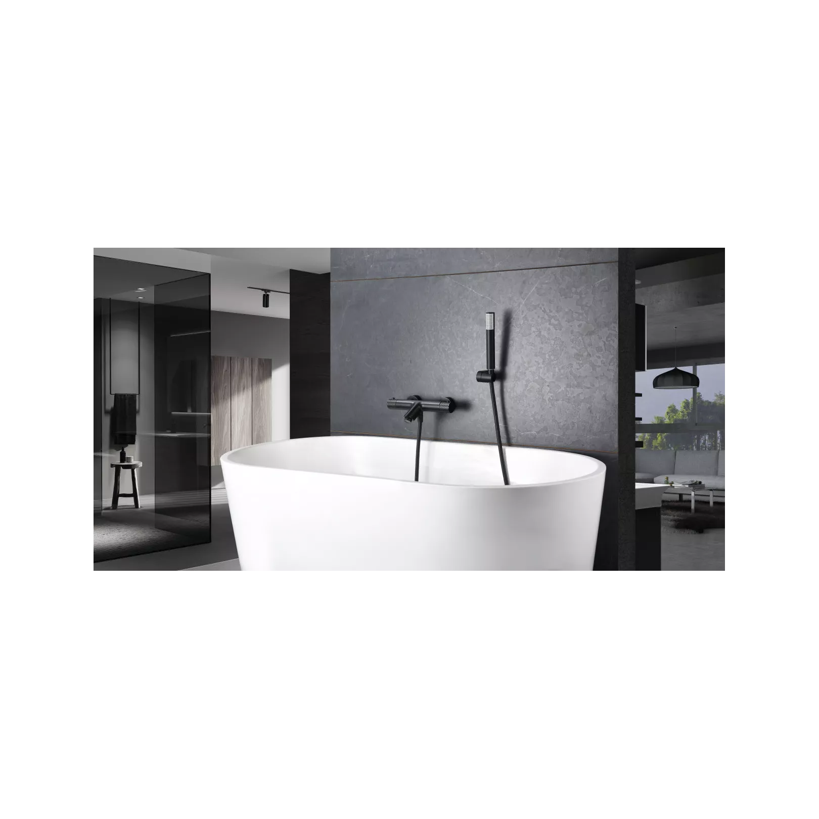 Ensemble bain/douche mural WAVE Thermostatique