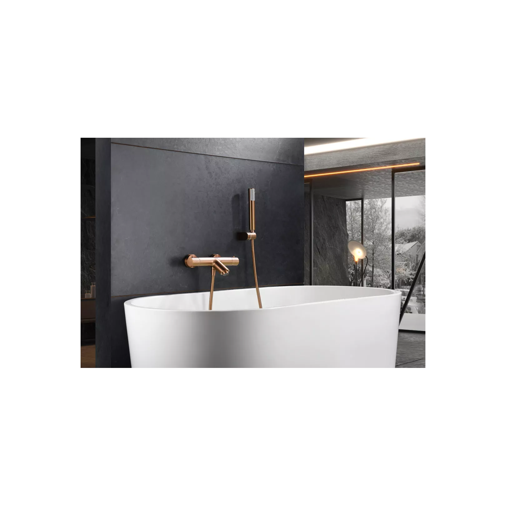 Ensemble bain/douche mural WAVE Thermostatique