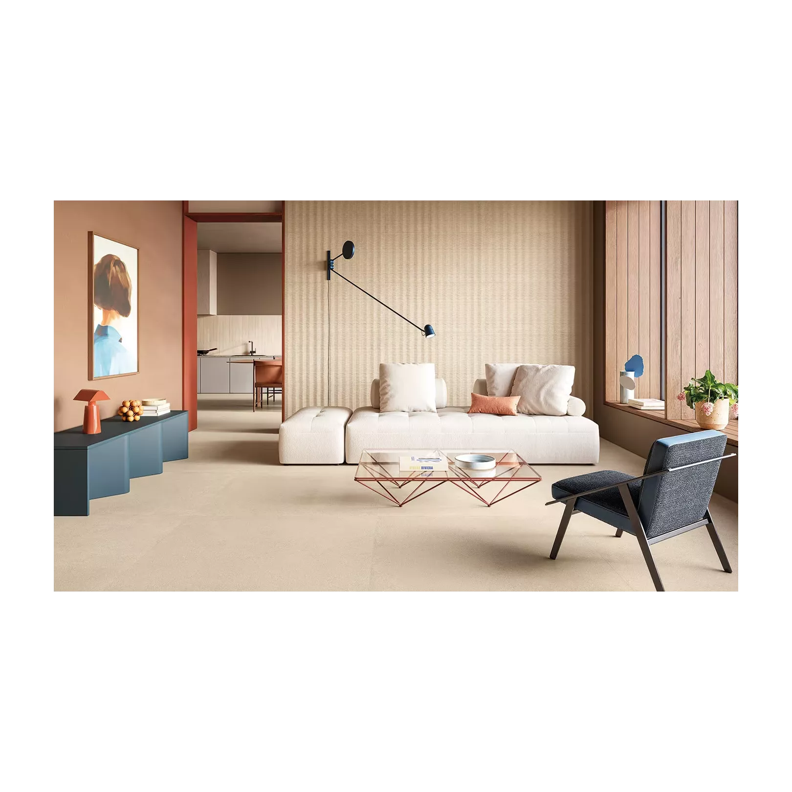 Carrelage grès cérame effet pierre PIETRA ESSENZA