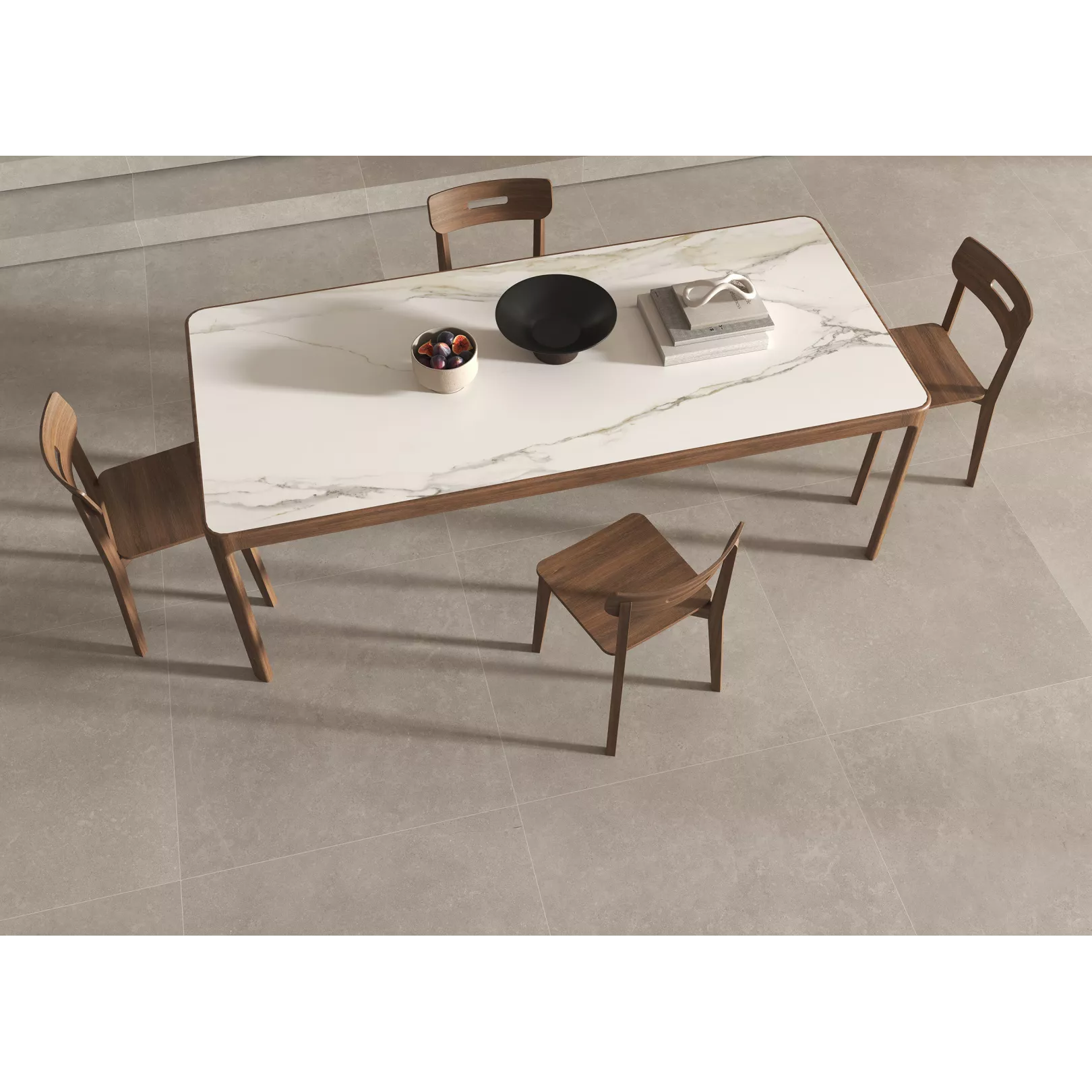 Carrelage grès cérame effet pierre calcaire LESS
