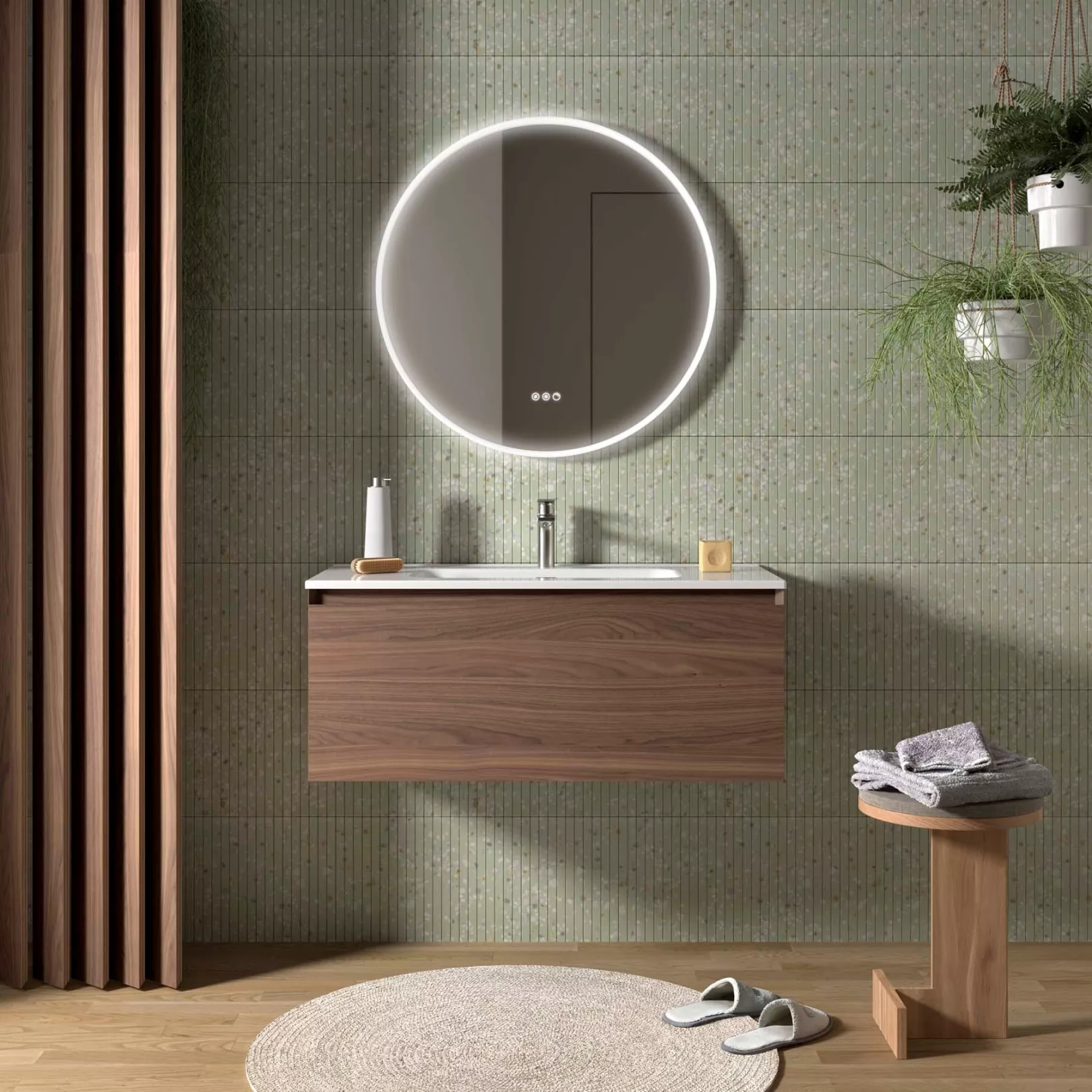 Meuble bain suspendu LOFTY 1 ou 2 tiroirs