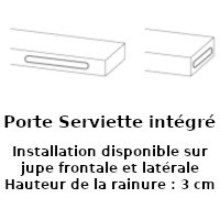 Porte Serviette intégré